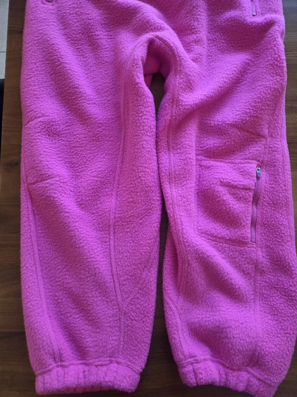 Free People FP Movement Hit The Slopes Salopette Overalls Fleece Magenta, Large - Picture 14 of 15
